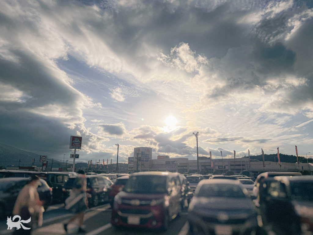 大分の夕空（2025年11月）